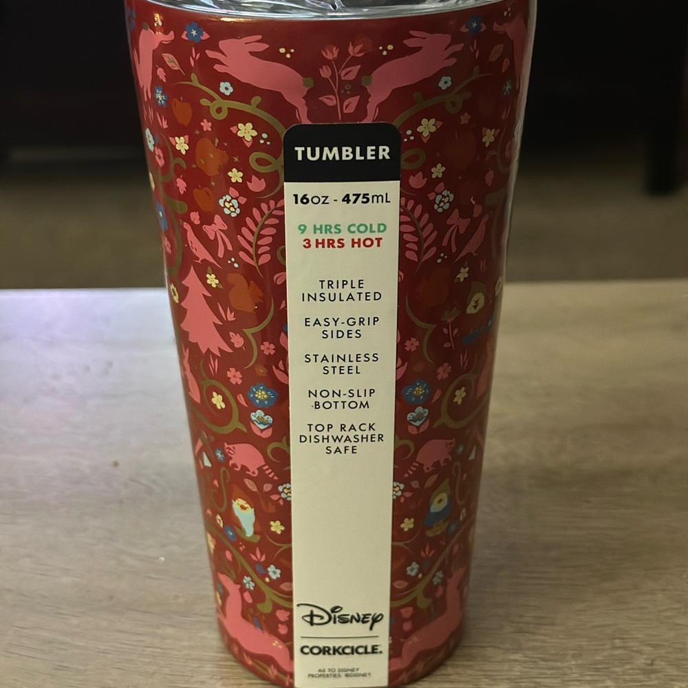 NWT Corkcicle Disney Snow White 16oz Tumbler